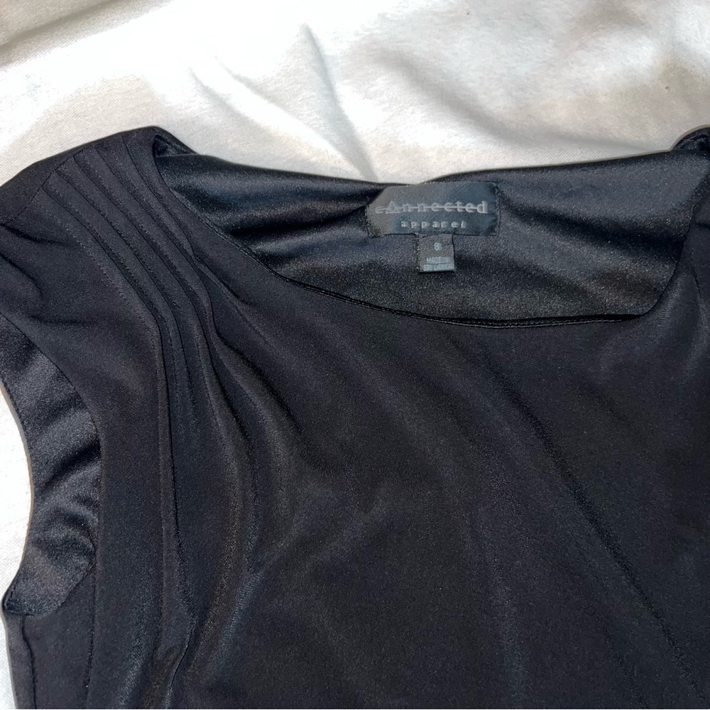 Connected Apparel professional work career church dress 8 medium m black